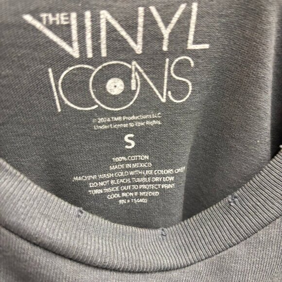 Styx Paradise graphic destructed vintage Band t-shirt - Size S- Faded Black - Picture 4 of 9